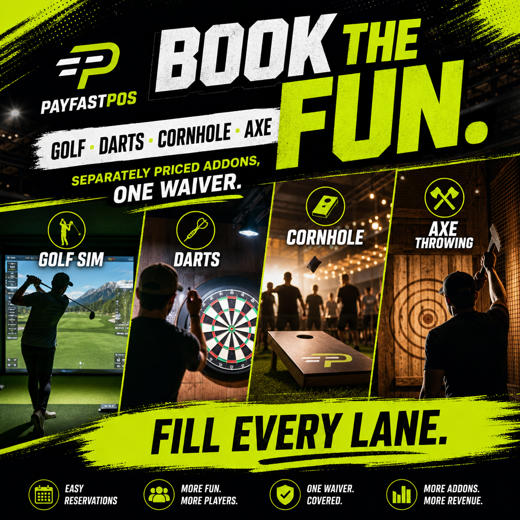 Book the fun. Fill every lane.